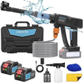 Portable Cordless Washer, Car Washer with 2 Batteries by Unknown