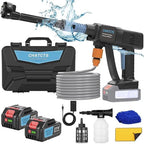 Portable Cordless Washer, Car Washer with 2 Batteries by Unknown