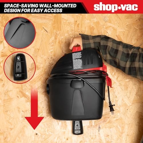 Shop-Vac 9303511 2.5 Gallon 2.5 Peak HP Wet/Dry Vacuum with Blower Function - Image 4