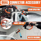 RIDGE WASHER Mini Foam Cannon Gun with Dual Connector, 100 ML - Image 3