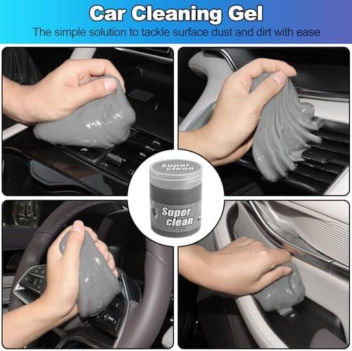 Car Cleaning Kit, Car Detailing Kit with Car Vacuum 8000PA High Suction, Car Interior Cleaning Supplies with Detailing Brushes, Windshield Cleaner Tool, Car Accessories for Men & Women - Image 5