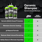 Ceramic Car Shampoo - Slick Car Wash Soap for Ceramic Coatings - pH-Balanced Car Wash Shampoo - Adds Hydrophobic Protection | Enhances Coatings, Waxes or Sealants | Incredible Shine - Image 4
