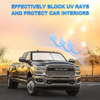 Foldable Front Windshield Sunshade Fit for Dodge RAM 2500 3500 2010-2026 - Image 6