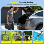 YKYI Cordless Pressure Washer 1200PSI, Portable Power Washer with 30 speeds - Image 6