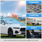 Custom Fit Windshield Sun Shade for Ford Mustang 2015-2026 - Image 6