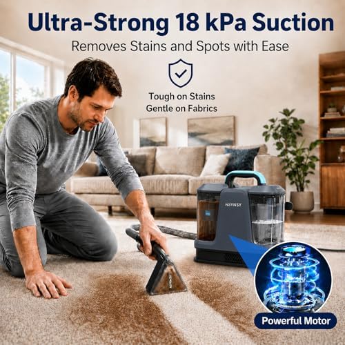 Portable Carpet Upholstery Cleaner for Furniture, Pet Stains, Car Interiors - Image 5