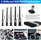 THINKWORK Car Wash Detailing Kit with 62'' Car Wash Mop & Detailing Brushes - Image 6