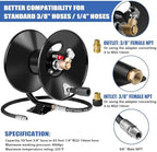 MEKOH Compact Pressure Washer Hose Reel 50ftx3/8” / 65ftx1/4”, 4000PSI - Image 6
