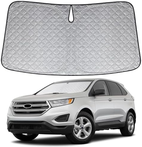 6 Layers Windshield Sun Shade for Ford Edge 2015-2024 by Federedevo