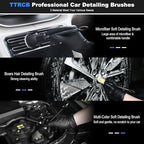 10PCS Car Detailing Cleaning Kit Interior Cleaner, Car Detailing Brushes, Car Duster, Car Cleaning Gel, Microfiber Cleaning Cloth, Car Accessories Essentials Supplies Tools for Auto,Truck, Interior - Image 2