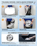 Windshield Sun Shade for Subaru Outback Front Window Shades Cover for 2010-2025 2026 Outback Windshield Sun Visor Protector Car Accessories - Image 6