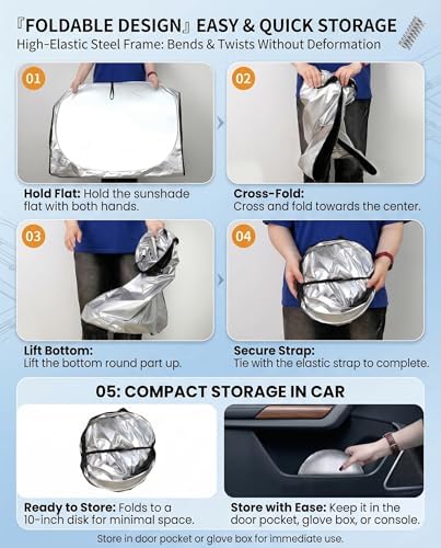 Windshield Sun Shade for Kia Carnival Front Window Shades Cover for 2010-2025 2026 Carnival Windshield Sun Visor Protector Car Accessories - Image 6