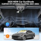 Sunshade for 2021-2024 2025 2026 Hyundai Elantra Windshield Sun Shade - Image 4