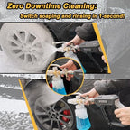 Raincovo Foam Cannon with Pressure Washer Gun, Dual Connector Accessories - Image 3