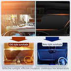 Car Windshield Sun Shade Compatible with Honda CRV 2023-2026,Oxford Cloth Sun Shade for Car Windshield with Foldable Design,Windshields Cover Suns Shades for Blocking Heat with Storage Bag - Image 3