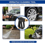 High-Pressure Car Washer Gun, M22-14 Thread Cleaning Sprayer Gun with 1/4" Quick Connect Outlet, 1422 PSI Max Pressure Power Sprayer Tool with 5 Nozzles for Vehicle Washing - Image 6