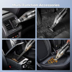 Handheld Vacuum Cordless - Car Vacuum Cleaner with 11000Pa Powerful Suction,1.2lbs Lightweight, Type-C Charge, Multiple Accessories, Portable Hand Vacuum for Home, Pet and Car - Image 5