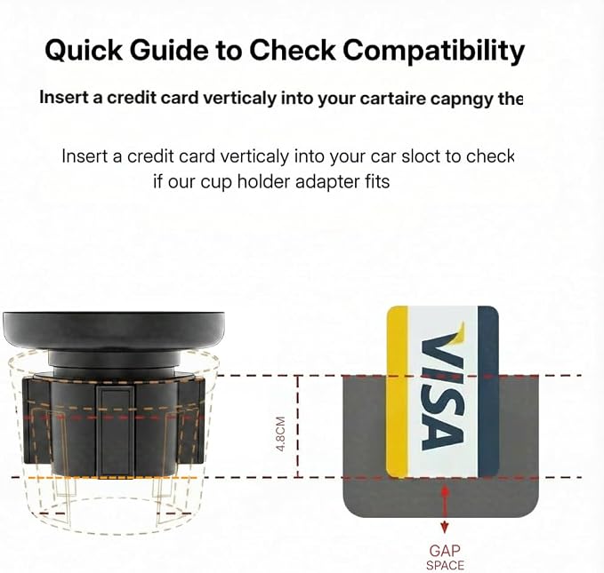 Water Cups Holder Expanders 2 in 1 Cup Holders Drinks Storage Expander Case for Cars Trucks Autos Universal Car Cup Holder for,Insert with Expandable Base, Fits Yeti, Hydroflask, Large Water Bottles - Image 7