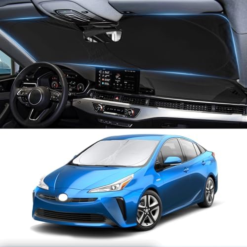 Windshield Sunshade for Toyota Prius Hatchback 2016-2022 Window Sun Shade by INSAUTO