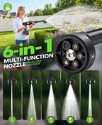 PoolLeader Cordless Car Cleaning Tool with 6-in-1 Nozzle & Foam Cannon - Image 3