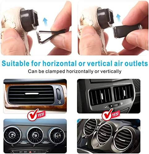 Skull Decor Car Air Freshener Vent Clips Goth Halloween Decorations Gifts - Image 5