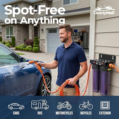 DI Spot-Free Car Wash Rinse Plus Kit with Hose and Nozzle - Image 6