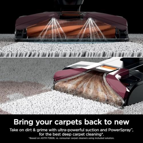 Shark EX150 CarpetXpert, Upright Carpet, Area Rug & Upholstery Cleaner for Pets, Built-in Spot & Stain Eliminator, Deep Cleaning & Dirt & Grime Removal, Carpet Shampooer, Magenta (Renewed) - Image 3