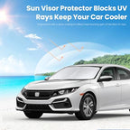 Windshield Sunshade for 2016-2021 Honda Civic Front Window Shades Sun Visor - Image 5