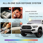 Windshield Sun Shade for Toyota Tacoma 2016-2023 - Image 5