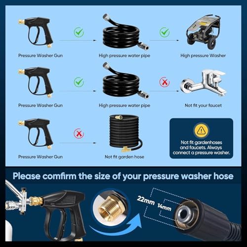 Saker Foam Cannon Dual Connector Accessory for Pressure Washer Kit - Image 3