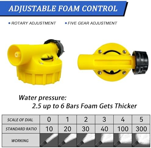 Car Wash Foam Gun Sprayer,Foam Connon for Garden Hose,Cleaning Kit - Image 4