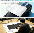 Car Windshield Sun Shade for Jeep Grand Cherokee 2022-2025 2026 - Image 3