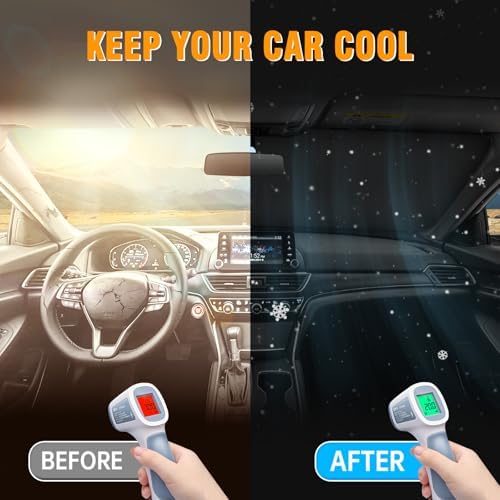 Windshield Sun Shade for Honda Accord 2008-2013 Sunshade - Image 3