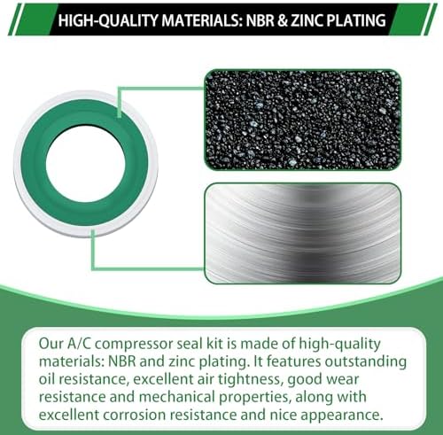 160PCS A/C Compressor Seal Washers Assortment Kit, A/C Gaskets - Image 5
