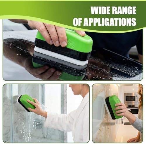 Automotive Oil Film Cleaning Brush, Clear Vision Car Glass Cleaner Prevent Rain and Fog, Reusable Windshield Cleaner Tool, Oil Film Cleaning Brush for Car Windows (1PC) - Image 6