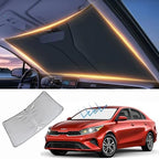 Windshield Sun Shade for Kia Forte Front Window Shades Cover for 2014-2024 2025 2026 Forte Windshield Sun Visor Protector Car Accessories by LZYYQX
