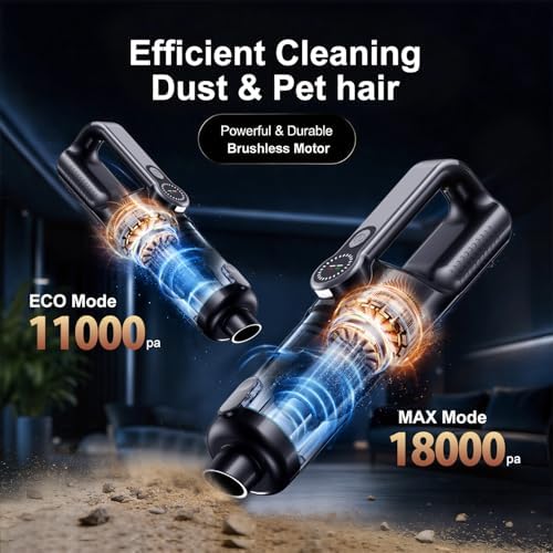 18000Pa Car Vacuum Cordless – 2-in-1 Air Duster for Car & Home - Image 2