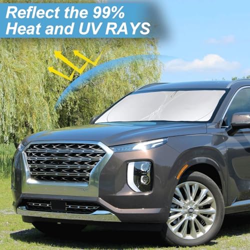 Sunshade for Hyundai Palisade 2020-2024 2025 2026 Car Sun Shade Windshield - Image 2