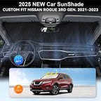 Windshield Sunshade for Nissan Rogue 3rd Gen 2021-2025 2026 Window Shade - Image 4