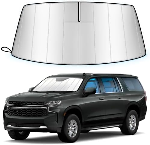 Windshield Sun Shade for 2021-2024 Chevy Suburban/Tahoe, 2021-2023 Yukon by Unknown