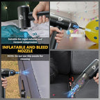 Car Vacuum Cordless Handheld Vacuum Cleaner Mini Portable Car Vacuum Brushless Motor Rechargeable Type C Blower Inflator Deflator Car Cleaning Kit (DX-1 Pro) - Image 5
