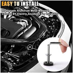 smilfuy 20PCS Aluminum Bumper Fender Washer Stainless Steel Bolts, Black - Image 7