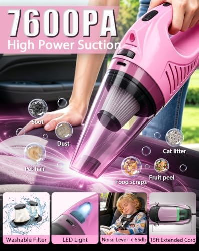 THINKWORK Car Cleaning Kit with Vacuum,Deep Cleaning for Interior Detailing - Image 2