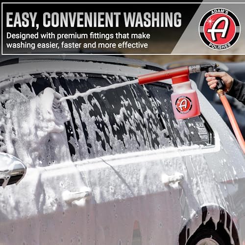 Adam's Polishes Foam Gun Car Wash Sprayer - Connects to Garden Hose for Car Washing, No Pressure Washer Required, Use Snow Foam Blaster with Car Soap, Shampoo or Detergent - Image 3