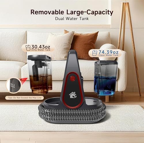 WURESE 17KPa Portable Carpet Cleaner Machine, Spot Shampooer for Couch Sofa - Image 4