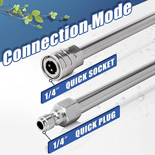 RIDGE WASHER Pressure Washer Wand Extension, 240 Inch, Stainless Steel - Image 2