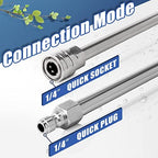 RIDGE WASHER Pressure Washer Wand Extension, 120 Inch Stainless Steel Wand - Image 2