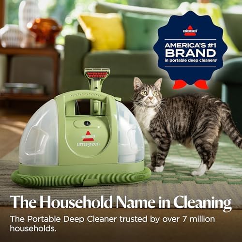 BISSELL Little Green Multi-Purpose Portable Carpet Cleaner, 1400B - Image 2