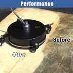 JANZ 14'' Black Pressure Washer Surface Cleaner - Image 5