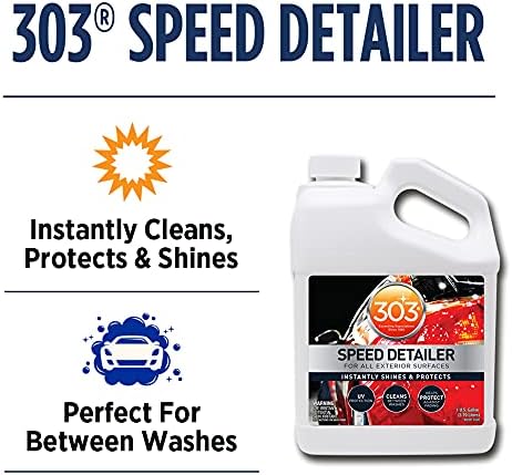 303 Products Speed Detailer - Instantly Shines and Protects Paint - for All Exterior Automotive Surfaces - Cleans Between Washes - UV Protection, 1 Gallon, (30229) - Image 2